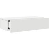  Zidna polica s ladicama bijela 60x26,5x15 cm izrađeno drvo | Eponuda.com