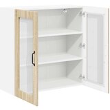 vidaXL Stenska kuhinjska omarica s polico Sonoma hrast 80 x 31 x 80 cm | Shoptok.si