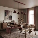  Luster na sajli SVEN 4xE27/15W/230V bordo | Eponuda.com