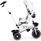 ECO TOYS Dječji tricikl sa okretnim sjedalom, ručkom za guranje i nadstrešnicom, | shoptok.hr