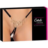 Cottelli otvorena string tanga s ukrasom - crna (S-L) | shoptok.hr