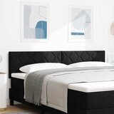  LED glava kreveta Crna 180 cm tkanina | shoptok.hr