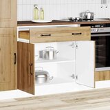 vidaXL Kuhinjska osnovna omarica Kalmar artisan hrast inženirski les | Shoptok.si