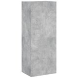 Maison Chic Stenska TV omarica - TV stojalo - Televizijska omarica betonsko siva 40,5x30x102 cm inženirski les, (21699748) Cene