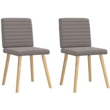 Maison Chic Jedilni stoli - Vzorci stoli 2 kosa taupe blago A492, (22032507) | Shoptok.si