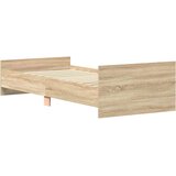  Okvir kreveta bez madraca boja hrasta sonome 90 x 200 cm drveni | shoptok.hr