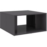  Stolići za kavu 4 kom sjajni sivi 33x33x33 cm konstruirano drvo | shoptok.hr