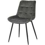 MID.YOU STOL, les, kovina, tekstil siva | Shoptok.si