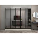 Hanah home ormar sa reflektujućim staklom Nisa 20659, 225 cm, peščar Cene