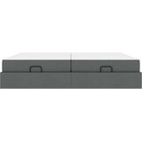 Okvir kreveta s madracem s madracem 2 pcs Siva nijansa tkanina | shoptok.hr