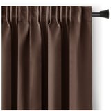 Restilo Rjava zatemnitvena izolacijska zavesa 140x245 cm Pleat – u