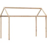 vidaXL krevet na kat s krovom 90 x 200 cm od masivne borovine | shoptok.hr