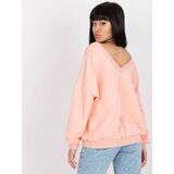 FANCY Sweatshirt-FA-BL-7754.55P-Peach | Shoptok.si