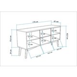 Hanah home komoda vina walnut | ePonuda.com