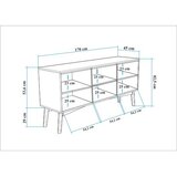 Hanah home Konzola Vina, 170x82,5x45 cm, Orah | Eponuda.ba