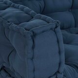  Jastučić za paletni kauč 3 pcs Indigo 120 x 80 x 38 cm Tkanina | shoptok.hr