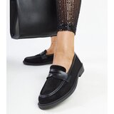 Gemre Black suede loafers Floretta | Shoptok.si