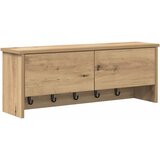 Vješalica za kapute na zidu Umjetnički hrast 80 x 20 x 30 cm | shoptok.hr