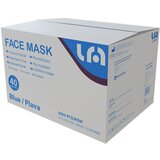  Kirurške maske TIP II, troslojne s gumicom, boja PLAVA - Lyncmed - 2000 kom | shoptok.hr