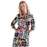 Compania Fantastica Topi & Bluze COMPAÑIA FANTÁSTICA Shirt 12010 - Flowers 7 Večbarvna Cene