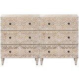  Kreveta 2 pcs Bijelo 60 x 33,5 x 75 cm Čvrsto drvo manga | shoptok.hr