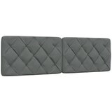 vidaXL Vzglavna stranica temno siva 160 cm blago | Shoptok.si