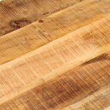 Stolna ploča 100x50x3,8 cm ovalna od masivnog grubog drva manga | shoptok.hr