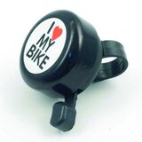  zvonce-crno i love my bike natpisom Cene