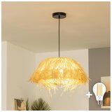  Brilagi - LED luster na sajli CERIA BOHO 1xE27/40W/230V, prečnika 40 cm, od rafije | Eponuda.com