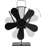  Ventilator za peć na toplinski pogon s 5 lopatica crni | Eponuda.com
