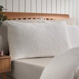 Catherine Lansfield Krem posteljina za bračni krevet 200x200 cm Textured Wave Faux Fur – | shoptok.hr