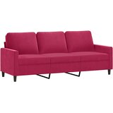  Trosjed crvena boja vina 180 cm baršunasti | shoptok.hr