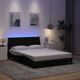  Okvir za krevet bez madraca crni 140 x 190 cm od tkanine | shoptok.hr