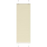 vidaXL Plisirana roleta krem 40x100 cm širina tkanine 39,4 cm | shoptok.hr