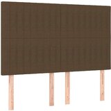  Box spring postelja z vzmetnico temno rjava 140x200 cm blago, (20899638) | Shoptok.si