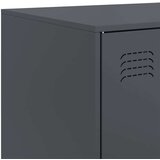  Komoda antracit 67 x 39 x 107 cm čelična | shoptok.hr