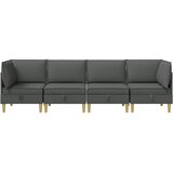  Modularni set sofe sa skladištem 4 pcs Tamnosiva Tkanina | shoptok.hr