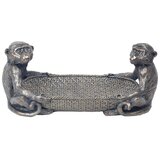 Signes Grimalt Kipci in figurice Pladenj Za Opice Srebrna | Shoptok.si