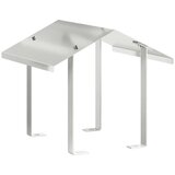 vidaXL Dimnjački poklopac Srebrno 40 x 40 x 37.5 cm Nehrđajući čelik | shoptok.hr