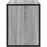 vidaXL TV omarica siva sonoma 100x31x39,5 cm inženirski les in kovina | Shoptok.si