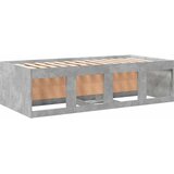  Dnevni krevet s ladicama bez madraca siva boja betona 75x190 cm | shoptok.hr