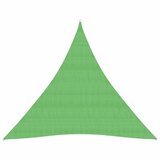 vidaXL Senčno jadro 160 g/m² svetlo zeleno 4,5x4,5x4,5 m HDPE Cene