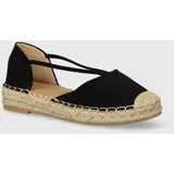 Answear Lab Espadrile črna barva