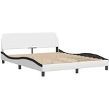  Okvir za krevet Dover bijelo-crni 160x200 cm umjetna koža | Eponuda.ba