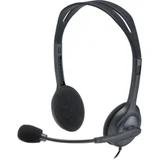 SLUŠALICE LOG H111 black