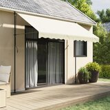Maison Chic Zložljiva tenda - Senčniki krem 300x150 cm tkanina in jeklo, (22038138) | Shoptok.si
