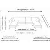 Atelier Del Sofa ugaona garnitura kristal rest 2+Corner v2 beige Slike
