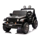  Licencirani auto na akumulator Jeep Wrangler Rubicon LIFT - crni | Shoptok.si
