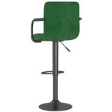  Barski stolac tamnozeleni baršunasti | shoptok.hr