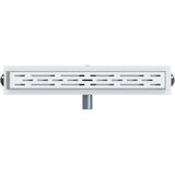  362 Stepeni Odvod za Tuš s Dizajnom Vodilice Srebrno 60 cm | shoptok.hr